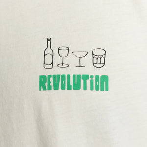 REVOLUTION | 1374 Bar T-Shirt | Off White