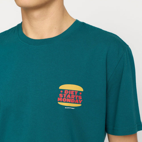 REVOLUTION | 1427 DIE T-Shirt | Dark Petrol