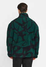 Load image into Gallery viewer, REVOLUTION | 7025 Printed Fleece Jacket | Dark Green