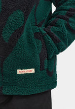 Load image into Gallery viewer, REVOLUTION | 7025 Printed Fleece Jacket | Dark Green