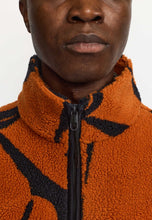 Load image into Gallery viewer, REVOLUTION | 7025 Printed Fleece Jacket | Orange