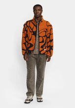 Load image into Gallery viewer, REVOLUTION | 7025 Printed Fleece Jacket | Orange