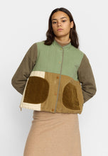 Load image into Gallery viewer, SELFHOOD | 77345 Quilted Patchwork Jacket | Army