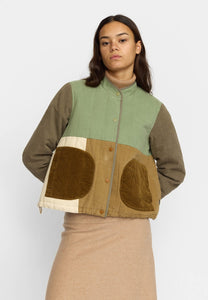 SELFHOOD | 77345 Quilted Patchwork Jacket | Army