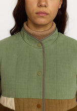 Load image into Gallery viewer, SELFHOOD | 77345 Quilted Patchwork Jacket | Army