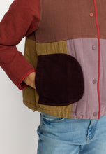 Load image into Gallery viewer, SELFHOOD | 77345 Quilted Patchwork Jacket | Brown