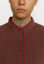 Load image into Gallery viewer, SELFHOOD | 77345 Quilted Patchwork Jacket | Brown