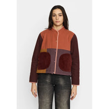 Load image into Gallery viewer, SELFHOOD | 77345 Quilted Patchwork Jacket | Orange - LONDØNWORKS
