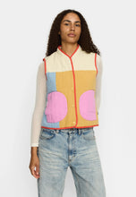 Load image into Gallery viewer, SELFHOOD | 77362 Quilted Patchwork Vest | Off-White