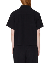 Load image into Gallery viewer, OBEY | Roses Embellished Short Sleeved Shirt | Black