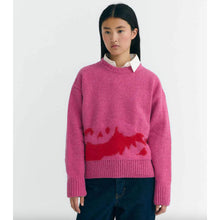 Load image into Gallery viewer, THINKING MU | Petra Knitted Sweater | Pink