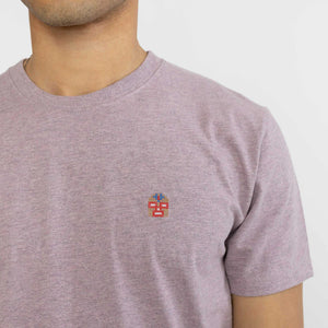 REVOLUTION | 1340 Wes T-Shirt | Purple Melange - LONDØNWORKS