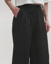 Load image into Gallery viewer, LOWIE | Lyocell Wide Leg Trousers | Black