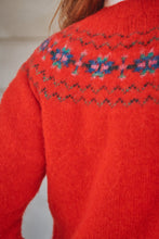 Load image into Gallery viewer, LOWIE | Faire Isle Yoke Jumper | Red