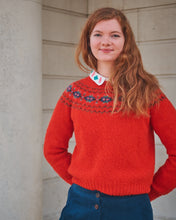 Load image into Gallery viewer, LOWIE | Faire Isle Yoke Jumper | Red