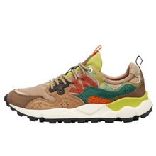 Load image into Gallery viewer, FLOWER MOUNTAIN | Yamano 3 Suede/Nylon Sneakers | Brown-Green - LONDØNWORKS