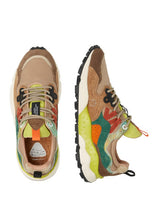 Load image into Gallery viewer, FLOWER MOUNTAIN | Yamano 3 Suede/Nylon Sneakers | Brown-Green - LONDØNWORKS
