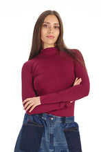 Load image into Gallery viewer, KOMODO | Skinilla Modal Top | Wine Red