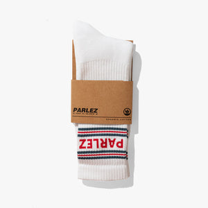 PARLEZ | Onere Socks | White - LONDØNWORKS