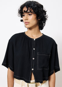 FRNCH | Casimire Top | Black