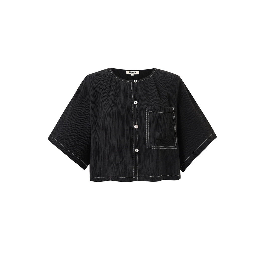 FRNCH | Casimire Top | Black