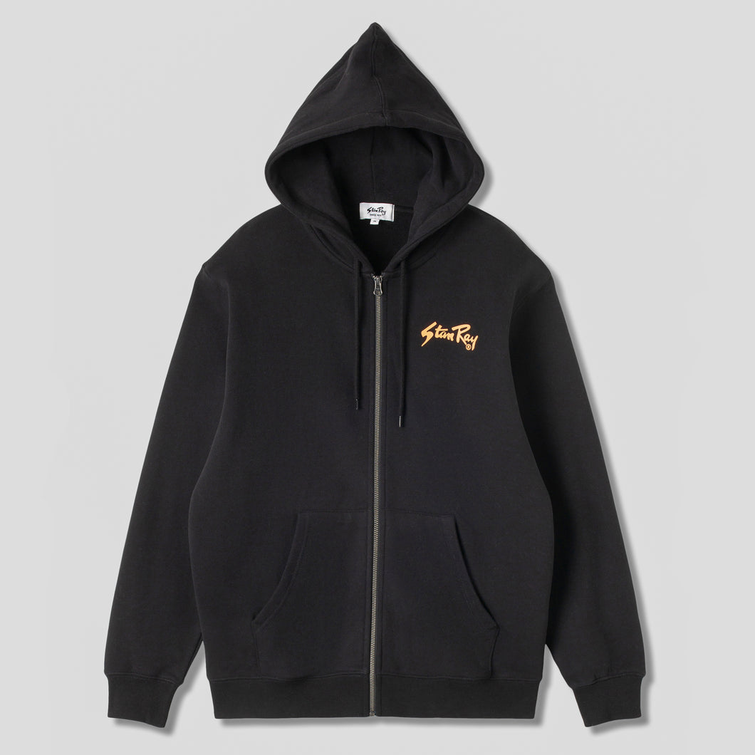 Stan Ray | Stan OG Zip Hood | Black/Orange Print