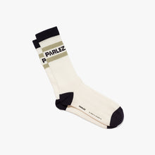 Load image into Gallery viewer, PARLEZ | Strive Socks | White &amp; Midnight