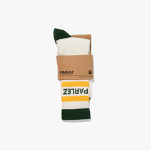 Load image into Gallery viewer, PARLEZ | Strive Socks | White &amp; Kelp Green