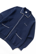 Load image into Gallery viewer, SERVICE WORKS | Blanket Stitch Cardigan | Navy