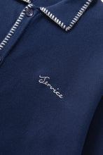Load image into Gallery viewer, SERVICE WORKS | Blanket Stitch Cardigan | Navy