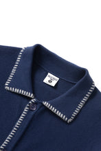 Load image into Gallery viewer, SERVICE WORKS | Blanket Stitch Cardigan | Navy