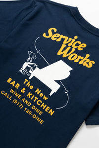 SERVICE WORKS | Bar + Kitchen Tee | Navy