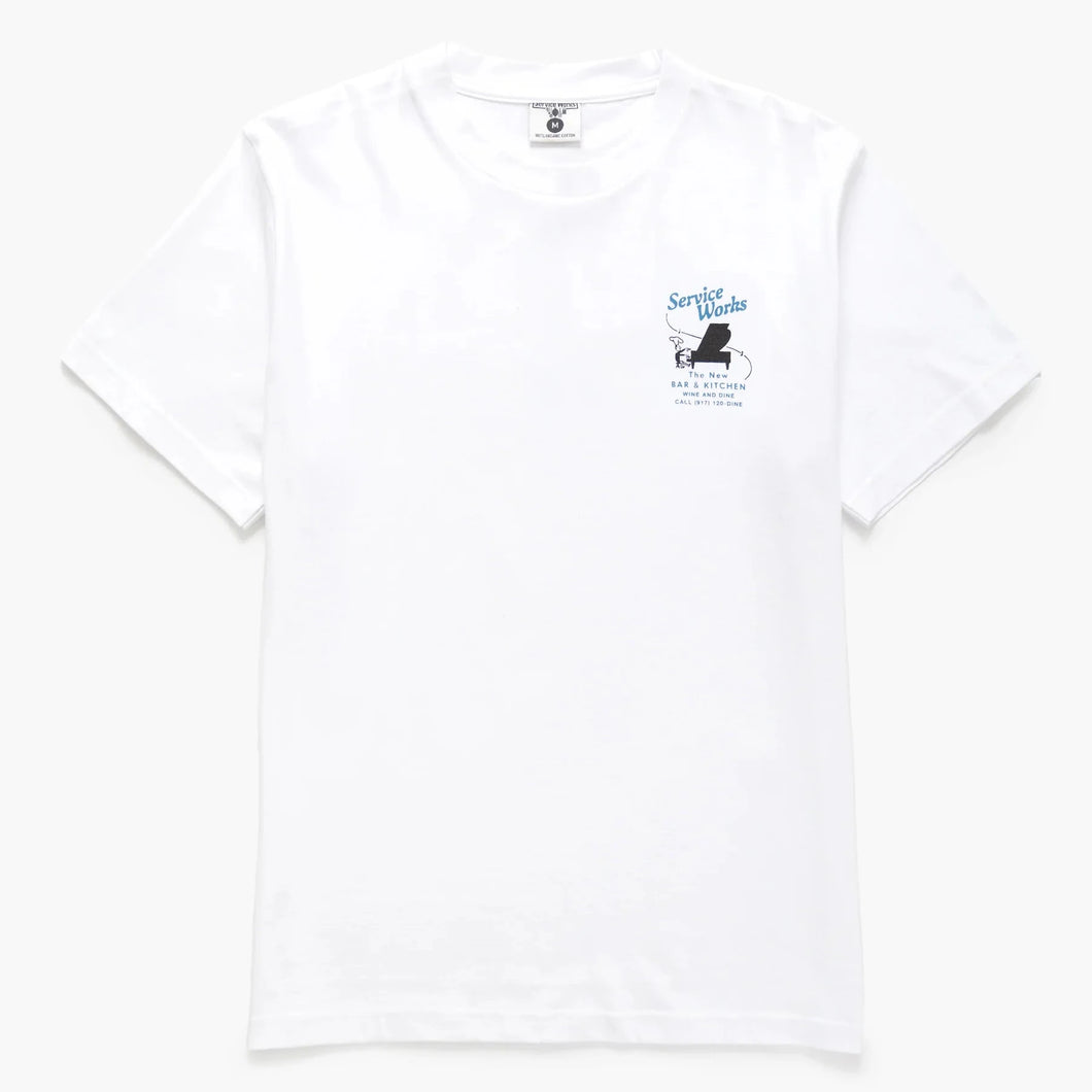 SERVICE WORKS | Bar + Kitchen Tee | White