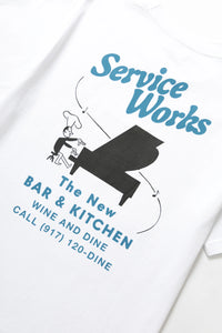SERVICE WORKS | Bar + Kitchen Tee | White