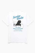 Load image into Gallery viewer, SERVICE WORKS | Bar + Kitchen Tee | White