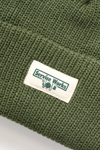 SERVICE WORKS | Tassel Beanie | Olive