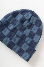 Load image into Gallery viewer, SERVICE WORKS | Chunky Check Beanie| Navy