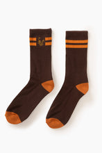 Load image into Gallery viewer, SERVICE WORKS | Monogram Socks | Brown