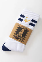 Load image into Gallery viewer, SERVICE WORKS | Monogram Socks | White