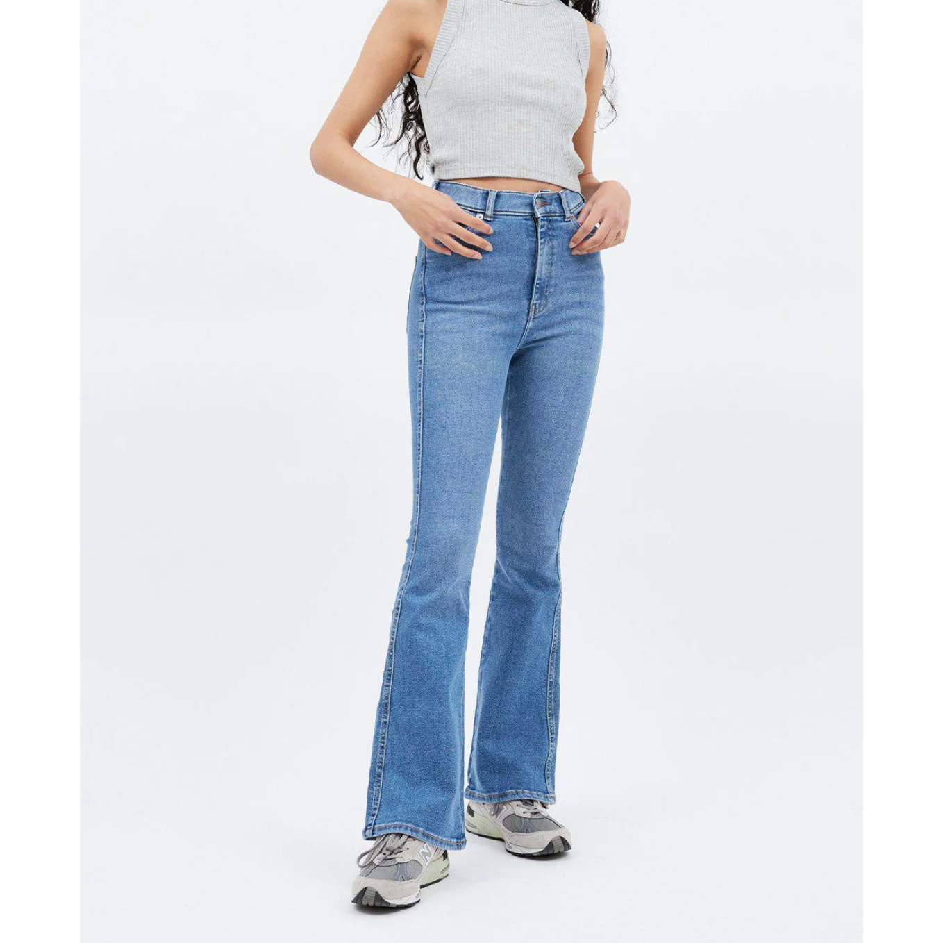 High waisted 2025 flare bottom jeans