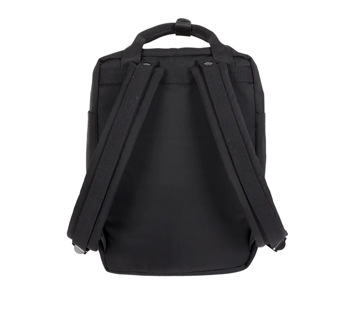 Doughnut top black backpack