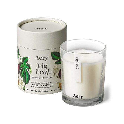 AERY | Fig Leaf Scented Candle | Black Fig Vetiver and Cedarwood - LONDØNWORKS
