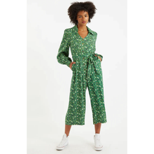 Load image into Gallery viewer, LOUCHE | Oski Cat Camo Jumpsuit  | Green - LONDØNWORKS
