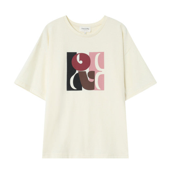 GRACE & MILA | Lenny T-shirt | Beige - LONDØNWORKS