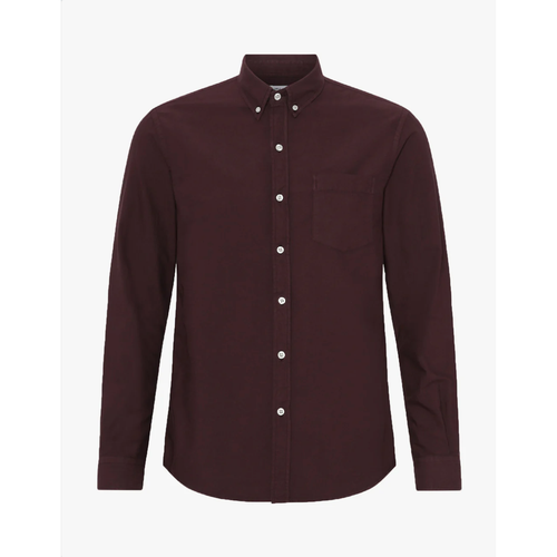 COLORFUL STANDARD | Organic Button Down Shirt | Oxblood Red - LONDØNWORKS