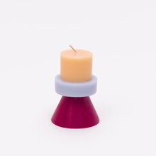 Load image into Gallery viewer, OD&amp;CO | Stack Candle Mini B | Peach/Lilac/Ruby - LONDØNWORKS