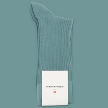 Load image into Gallery viewer, DEMOCRATIQUE SOCKS | Women&#39;s Fine Rib Organic Cotton Socks | Irr - LONDØNWORKS