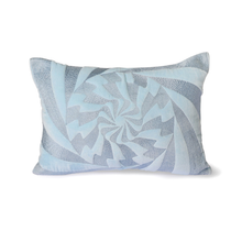 Load image into Gallery viewer, HKLIVING | Graphic Embroidered Cushion | Ice Blue - LONDØNWORKS