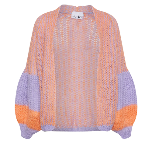 NOELLA | Liana Knit Cardigan | Lilac & Apricot - LONDØNWORKS