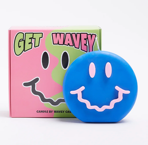 WAVEY CASA | Get Wavey Eco Soy Candle | Blue & Pink - LONDØNWORKS